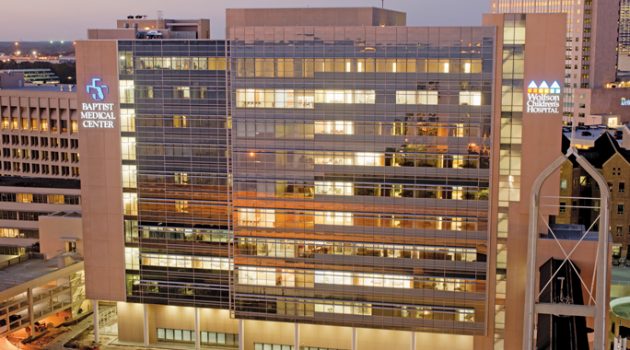 Guests crowd Baptist for peek at new Weaver tower