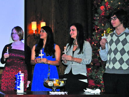 Wolfson inaugural IB pinning Wolfson inaugural IB pinning