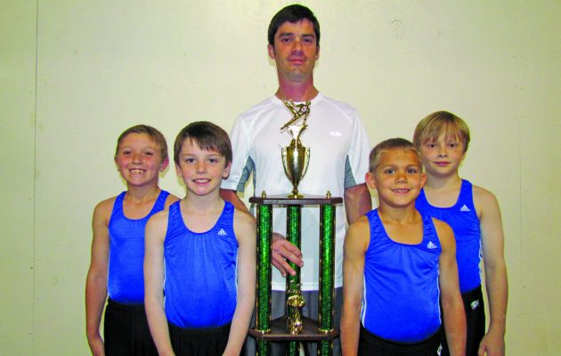 Local students win first in state  gymnastics championship