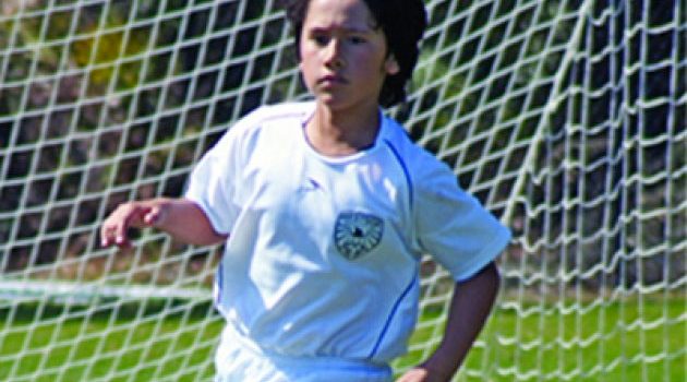 Two local soccer players on Team USA in Spain