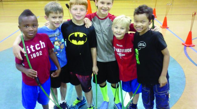 Summer campers loving the learning