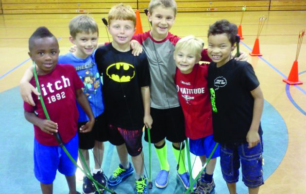 Summer campers loving the learning
