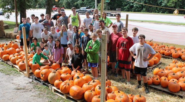 Pumpkin brigade welcomes fall by truckload