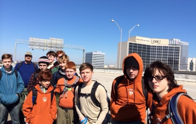 Urban hike nets merit badges