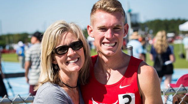 Track athlete sets, achieves lofty goals