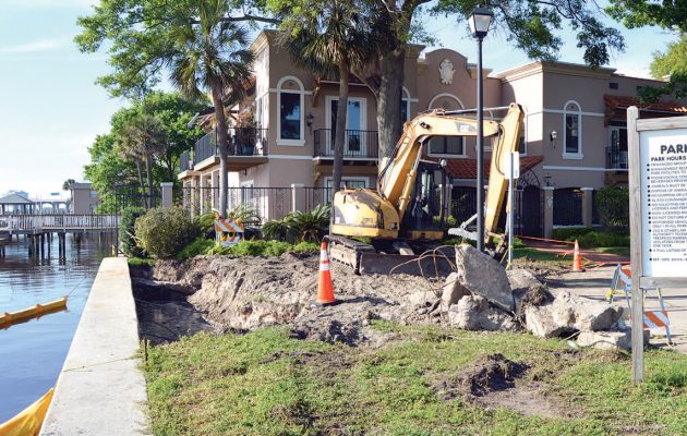 City applies Band-Aid to holes in Riverfront Park