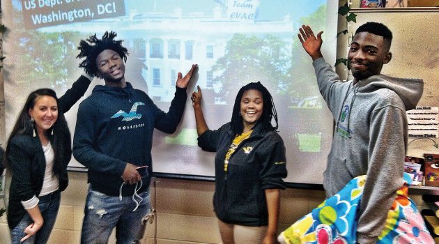 Teacher, students together find courage to lead