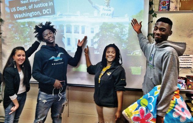 Teacher, students together find courage to lead