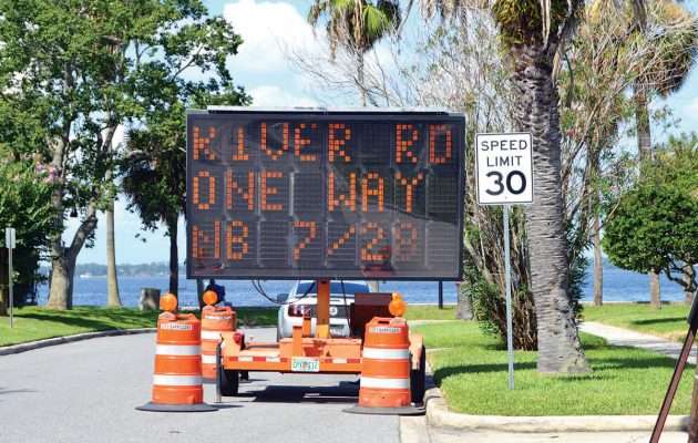 Portion of River Road now one way to relieve speeding