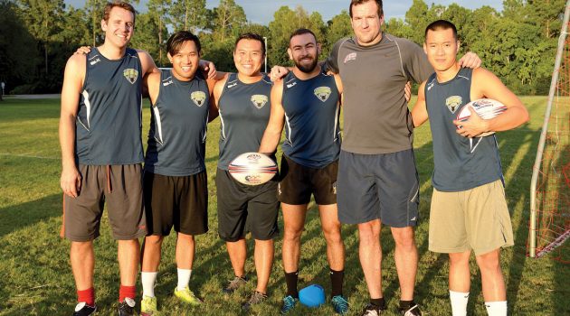 Touch rugby, the popular coed sport just about anyone can play