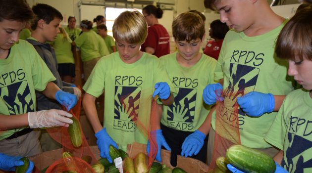 Students learn leadership by serving others