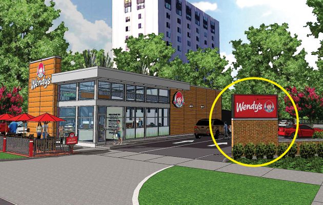 5 Points Wendy’s signage almost ‘cut down to size’
