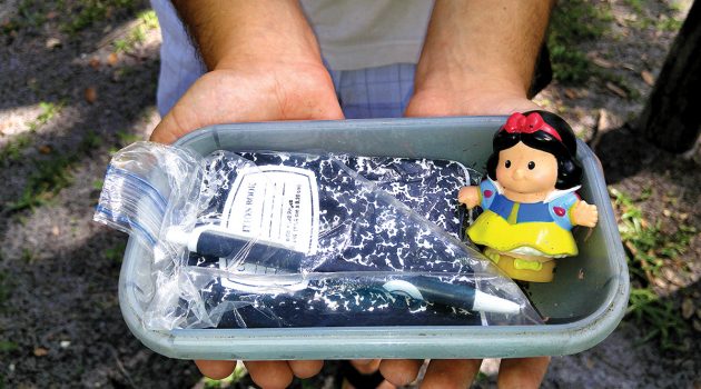 Geocaching a high-tech game of hide-and-seek in Historic Districts