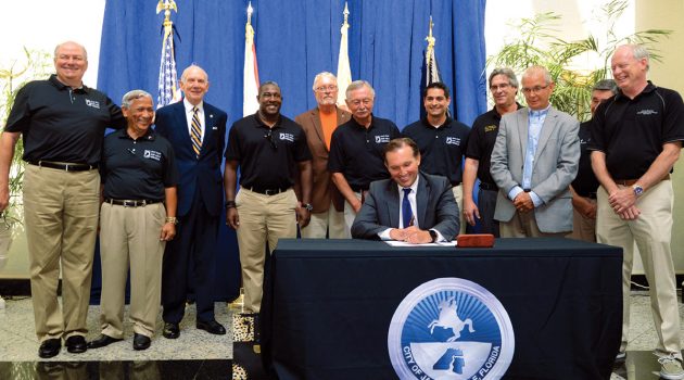 Mayor signs bill, turns Cecil Field memorial site over to nonprofit