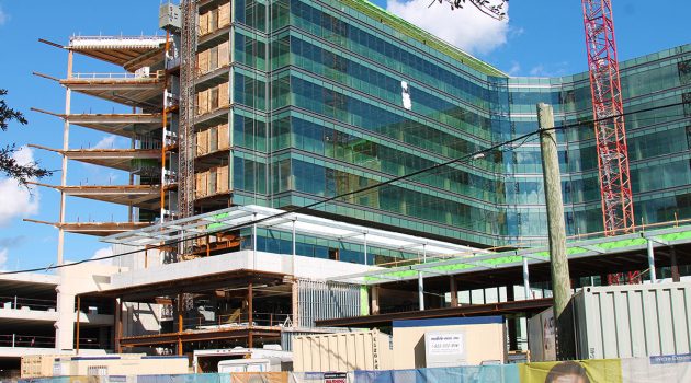 Urban core buzzing  with development