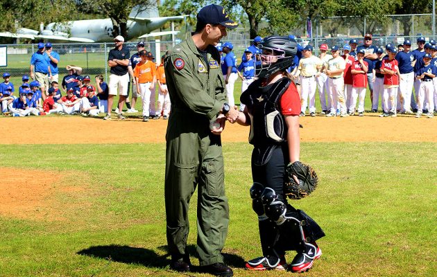 Historic pitch on Opening Day