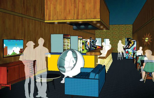 New 5 Points arcade and bar will fit right in