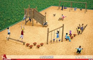 The small playground planned for Four Corners Park in Murray Hill is finally – after nearly two years of discussion – moving forward. 