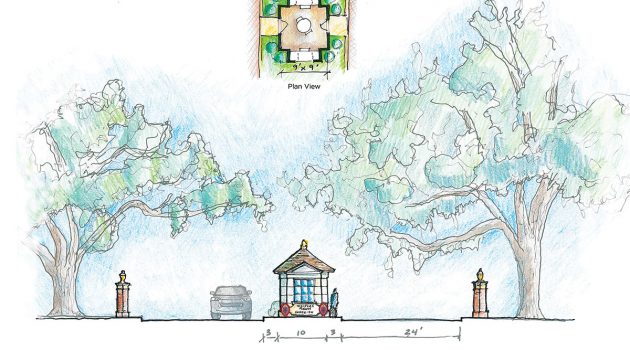 Private school has plans to modify campus entrance