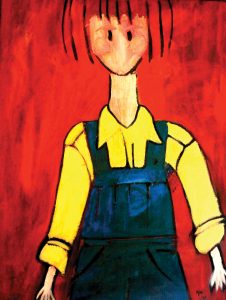 Mimi’s college self-portrait