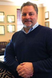 Lawrence Najem in his Prudential Drive office at Ossi & Najem, PA.