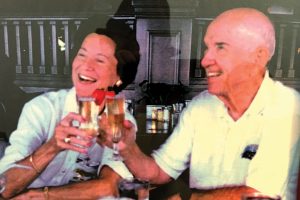 George and Martha during engagement in 1995