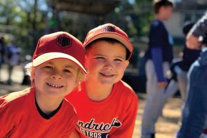 Hendricks Avenue Baseball players on the Astros team