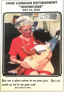 Jane Condon on her retirement from LaVilla School of the Arts