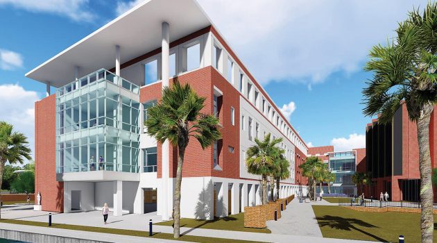 Bishop blesses groundbreaking for new Riverside heart facility