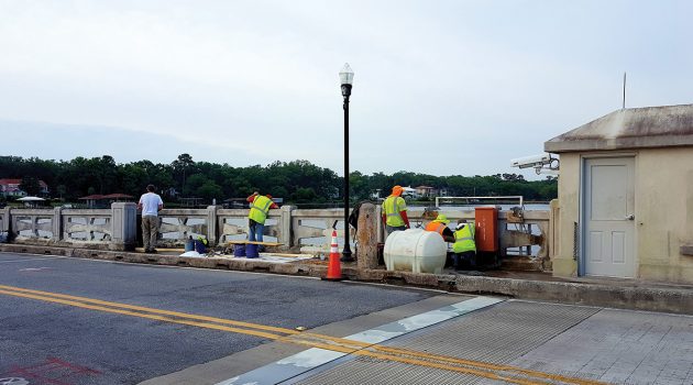 Drawbridge repairs to detour traffic