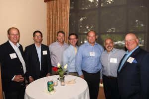 Ron DeSantis for Florida governor supporters Ross Carrier with Dan Jackson, Doug Kirchhoff, Joe Sissine, Charlie Arnold, Eddie Essa and Bert Costa