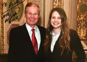 Sen. Bill Nelson with Elle Walters