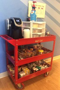 The Heart Cart is a familiar sight at Wolfson Children’s Hospital.