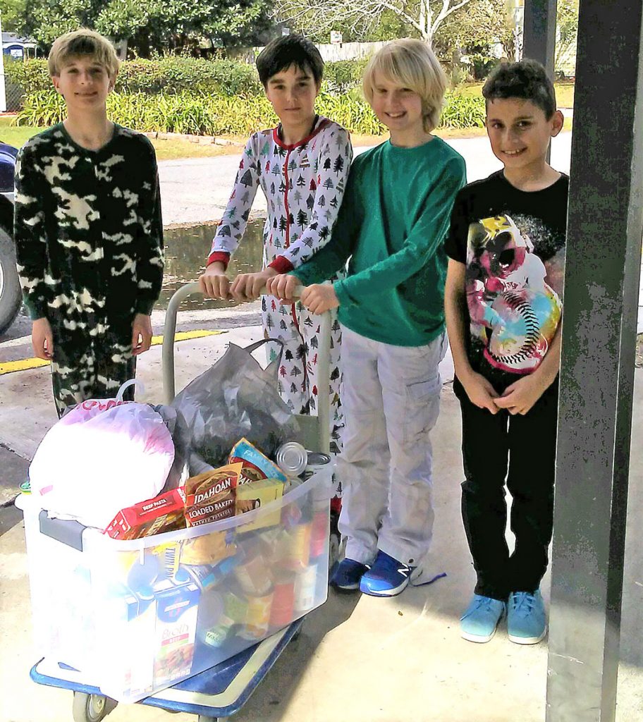 Milo Chandler, Aiden McFall, Sawyer Jackson and A.J. Cruz-Medina