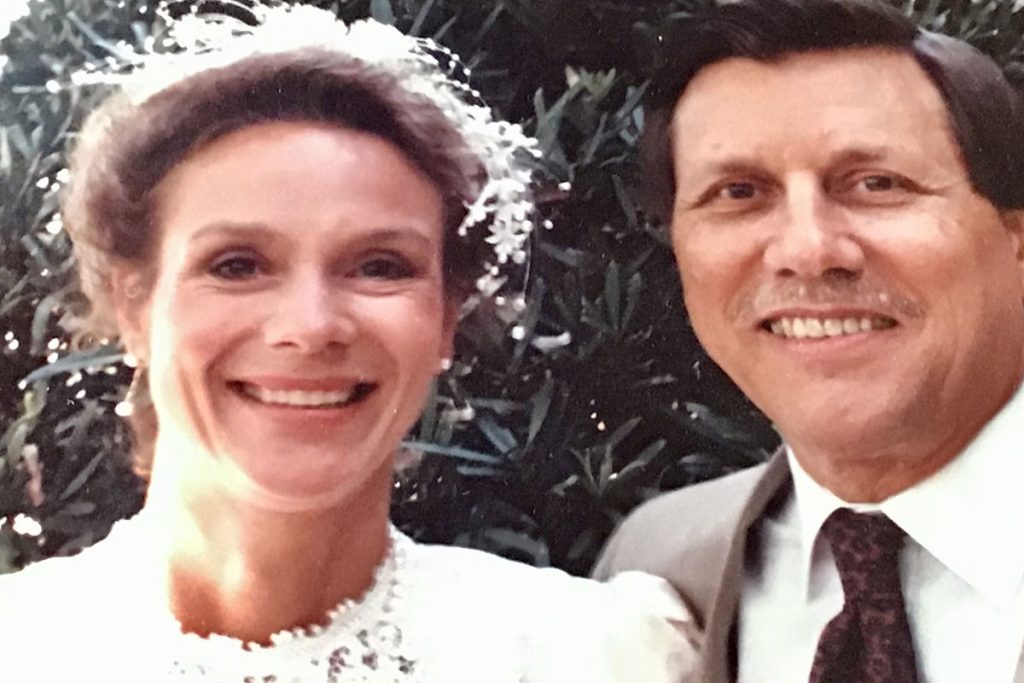 Phyllis Lockwood and Dr. H. L. Geiger wed April 8, 1989 at All Saints Episcopal in San Marco.