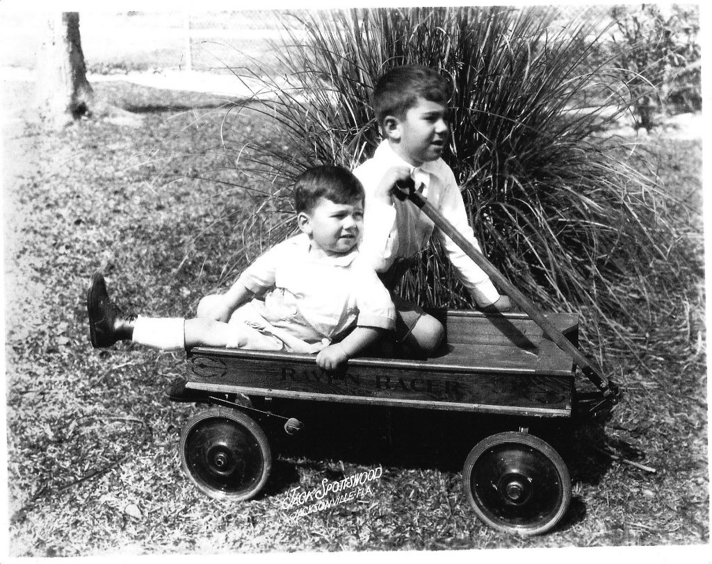 Brothers Wallace and John Allen, circa 1929
