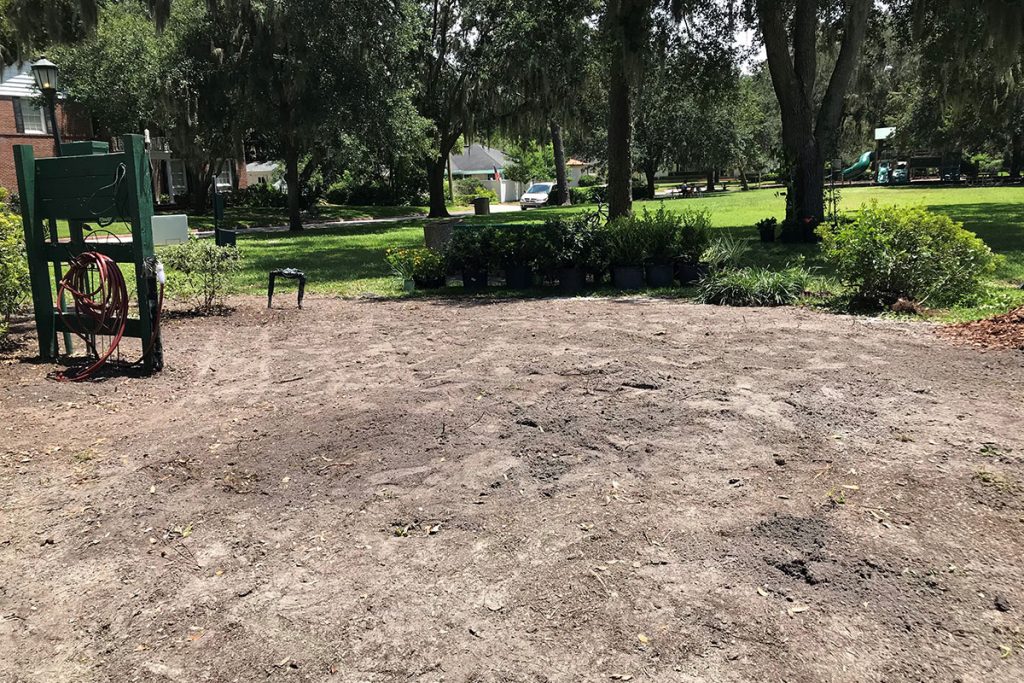 Granada Park before the makeover by Boy Scout Troop 906