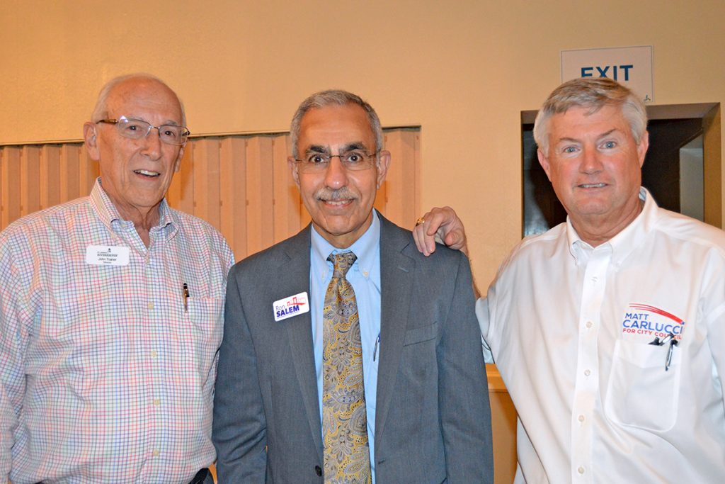St. Johns Riverkeeper Director John Trainer 
with Ron Salem (Group 2) and Matt Carlucci (Group 4)