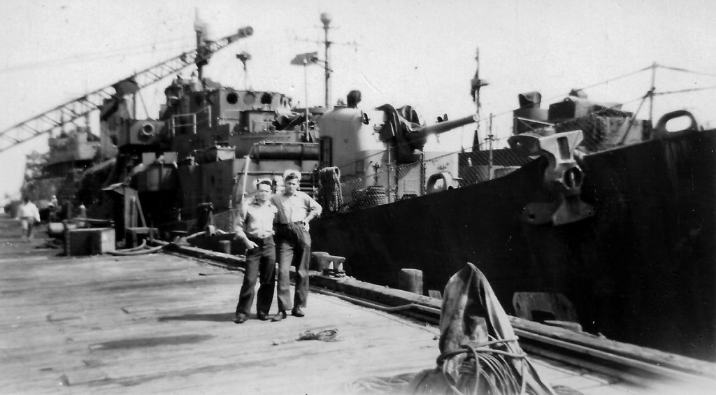 Rose in the Navy assigned to the USS Alex Diachenko transport ship