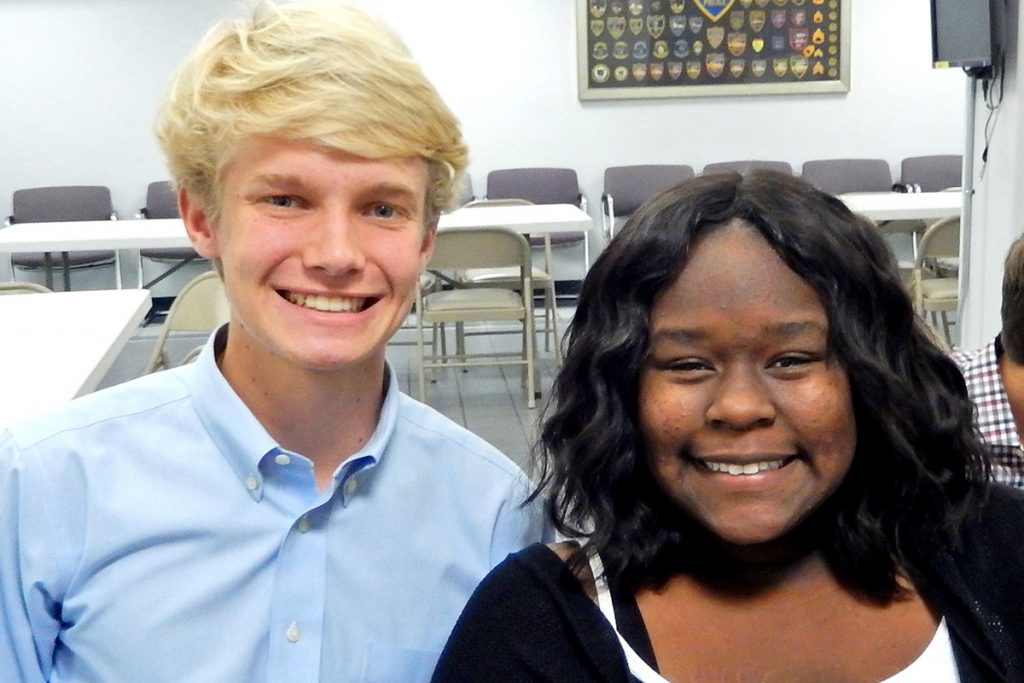 Don Kohla and Delaysia Mitchell