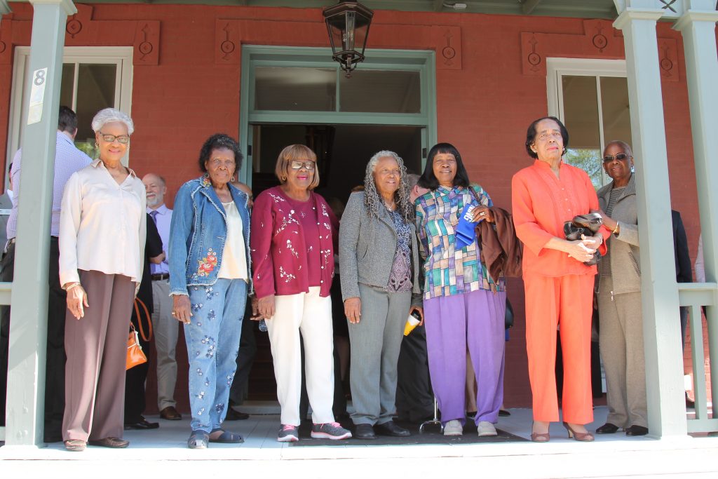 Members of the Brewster and Community Nurses Alumni Association attended the grand opening: Doris T. Putman, Lemira Hinson, Doretha Brown, Sylvania Dawson, Lula Jenkins, Albertha Bevel and Thelma Hall