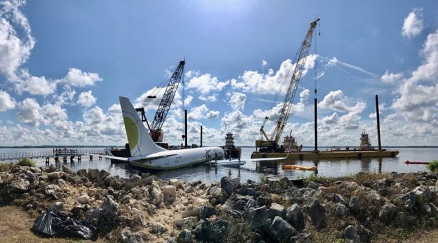 NAS Jacksonville scene of late night plane crash
