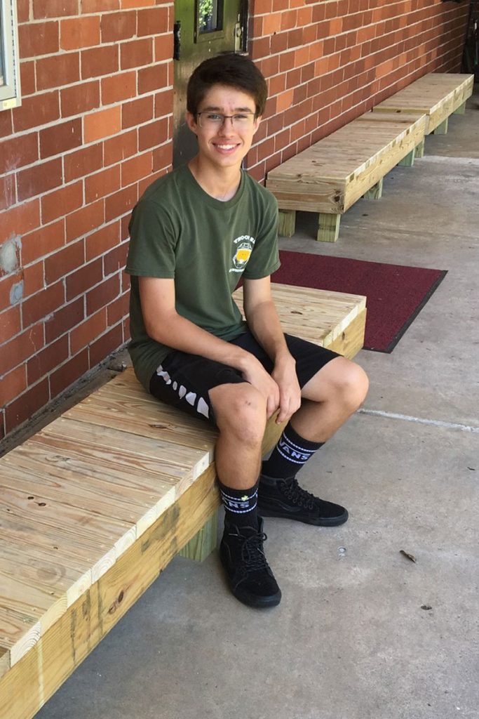 Boy Scout Connor Barry