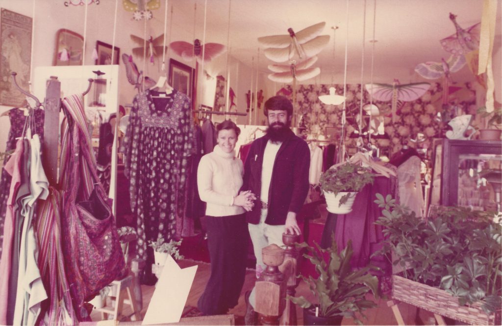 Gunnel Humphreys and Tom McCleery at Edge City, circa 1970s