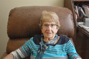 Violet Keels, of San Jose, served overseas during World War II with the American Red Cross.