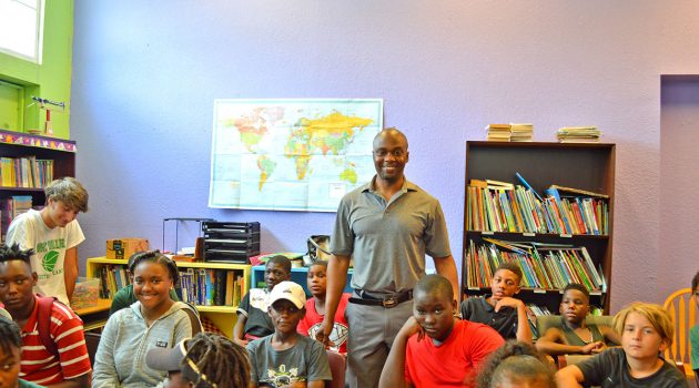 Exonerated prisoner shares his story with at-risk youth