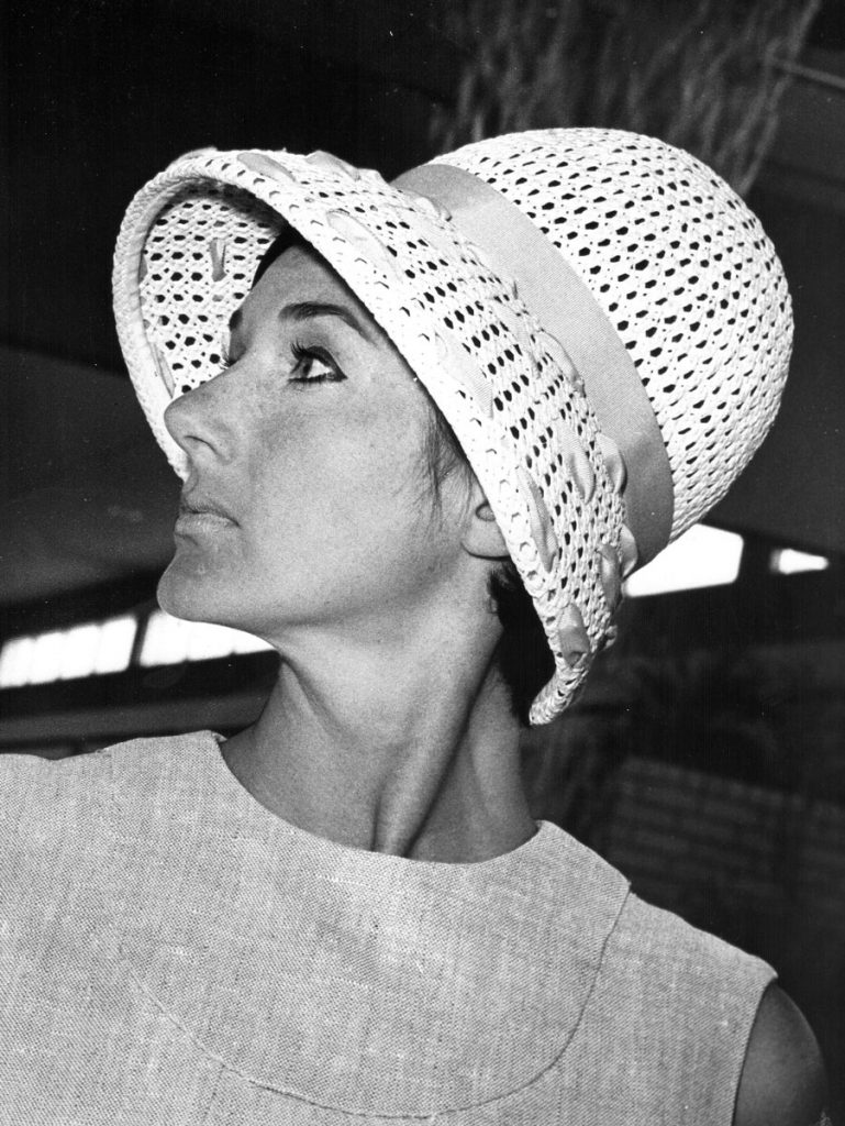 Jeanne during her modeling days