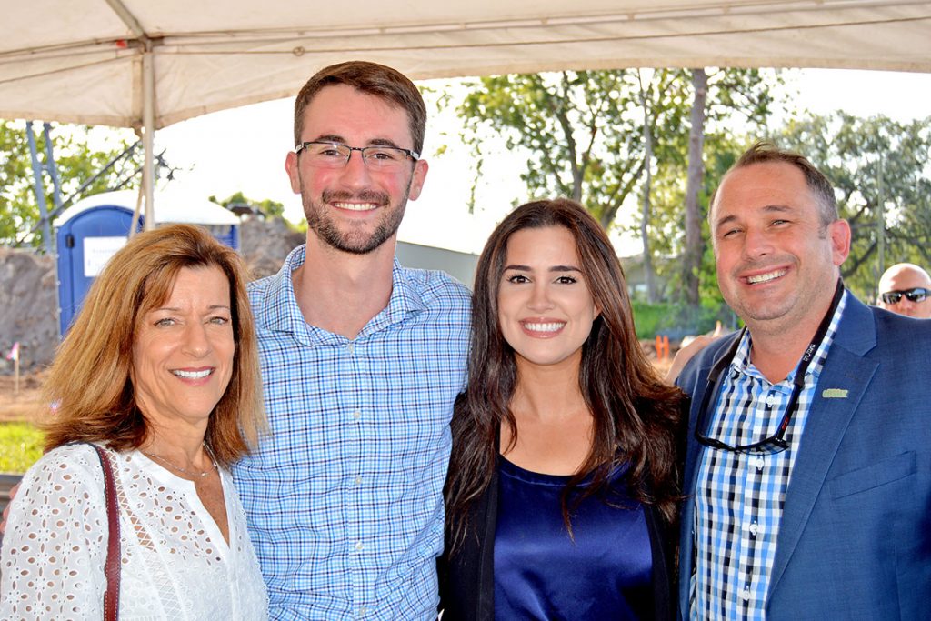 Debra Pataky, Carlo Fassi of Southern Group, Katherine Ruttell of Live Oak Constracting, and Jake Gordon, CEO of Downtown Vision, Inc.
