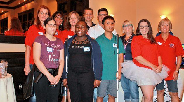 Jacksonville Club donates funds so deaf and blind students can ski