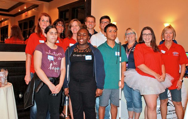 Jacksonville Club donates funds so deaf and blind students can ski Jacksonville Club donates funds so deaf and blind students can ski
